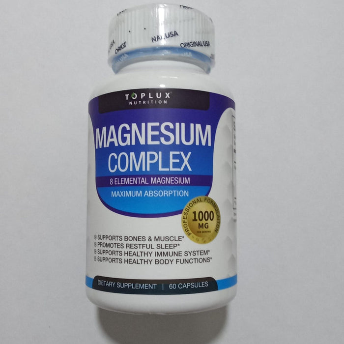 Magnesium Complex Premium 60caps |8 Magnesios Esenciales para Más Energía y Bienestar