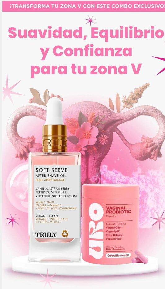 Combo: Aceite Íntimo Truly + URO Probióticos