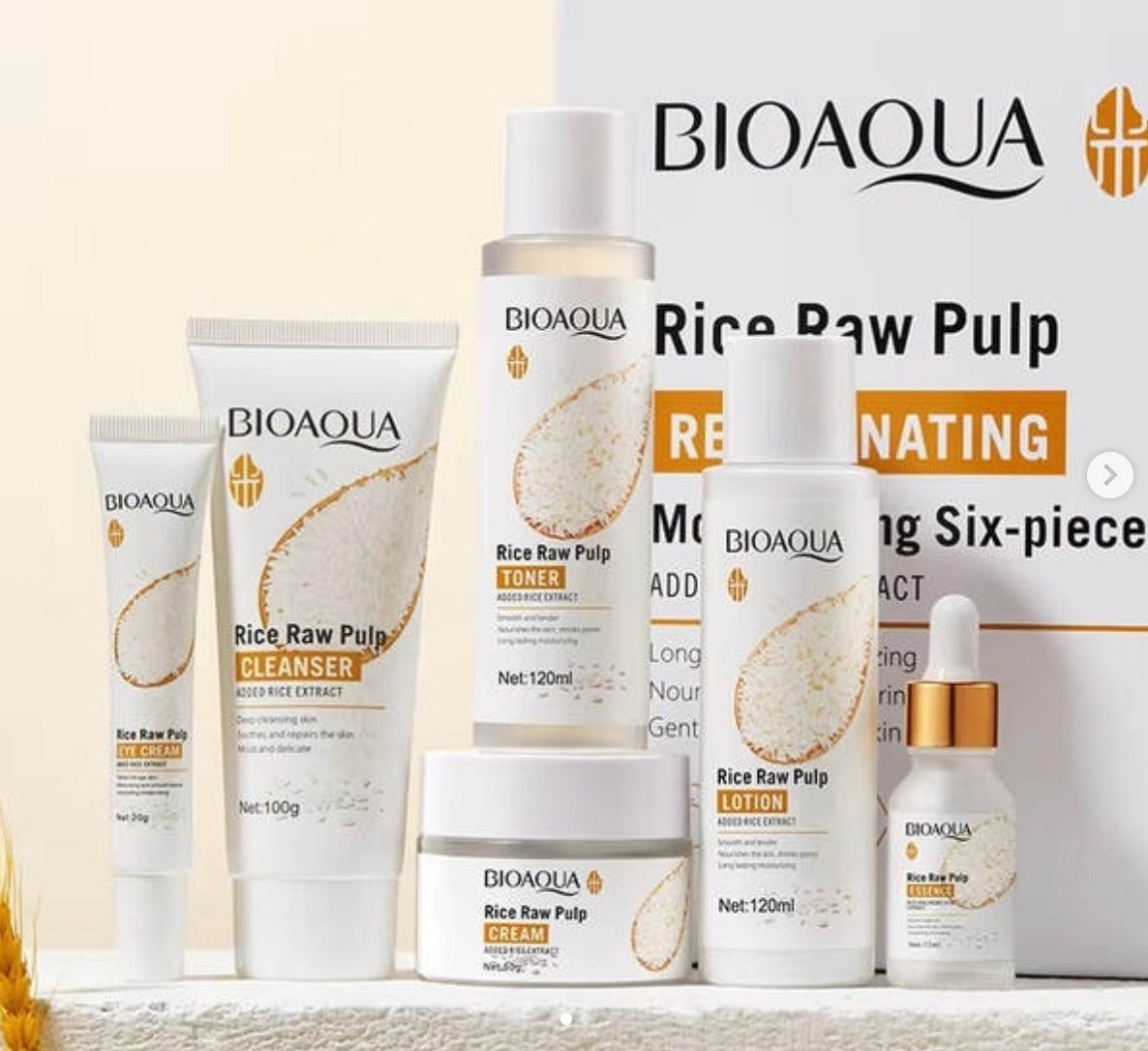 🧴✨ Set de Skincare con Vitamina C (6 piezas)🍊