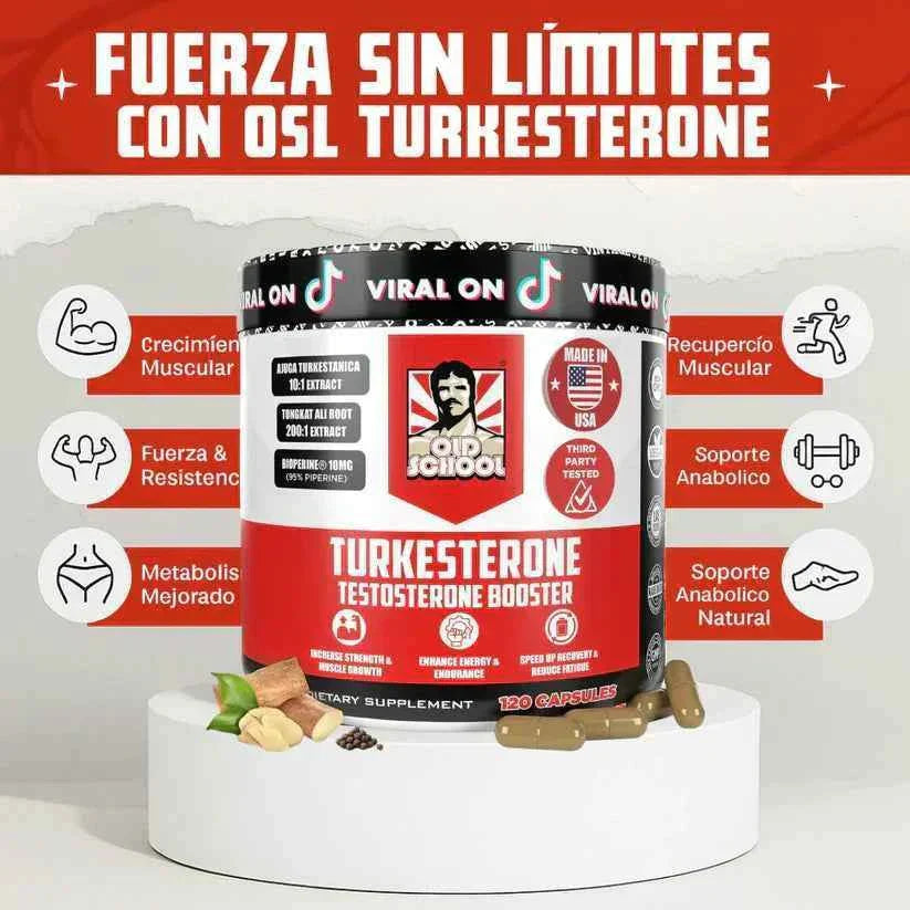 TURKESTERONE® - 120 capsules [FUERZA+DISPOSICIÓN+ACTUACIÓN]