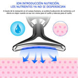 MASAJEADOR FACIAL 7 LUCES LEDS RECARGABLE