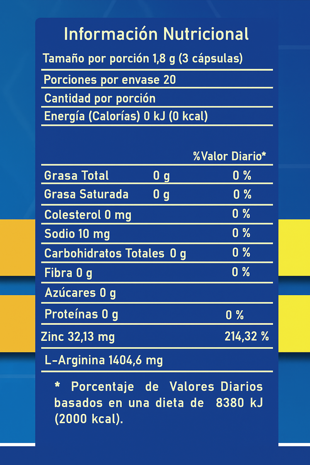 Krec’UP - Suplemento de Crecimiento con L-Arginina y Zinc (60 cápsulas)